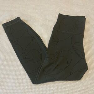 lululemon Align™ High-Rise Pant 25" Scripted Yogo Army Green Dark Olive 8